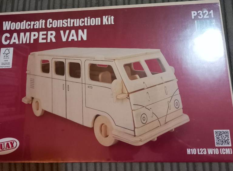Wooden camper van construction