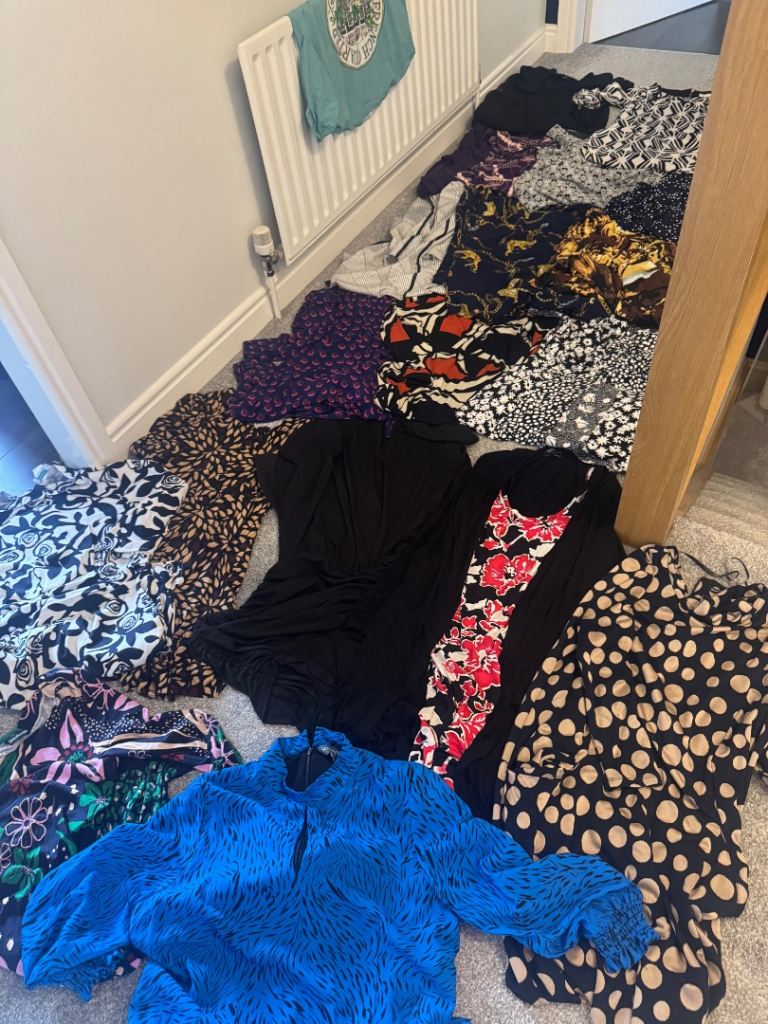 Large Bundle of Women's Dresses and Tops – Good Condition