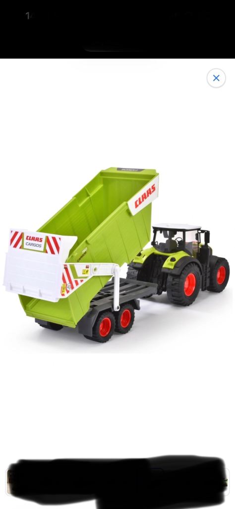 Claas tractor and trailer 