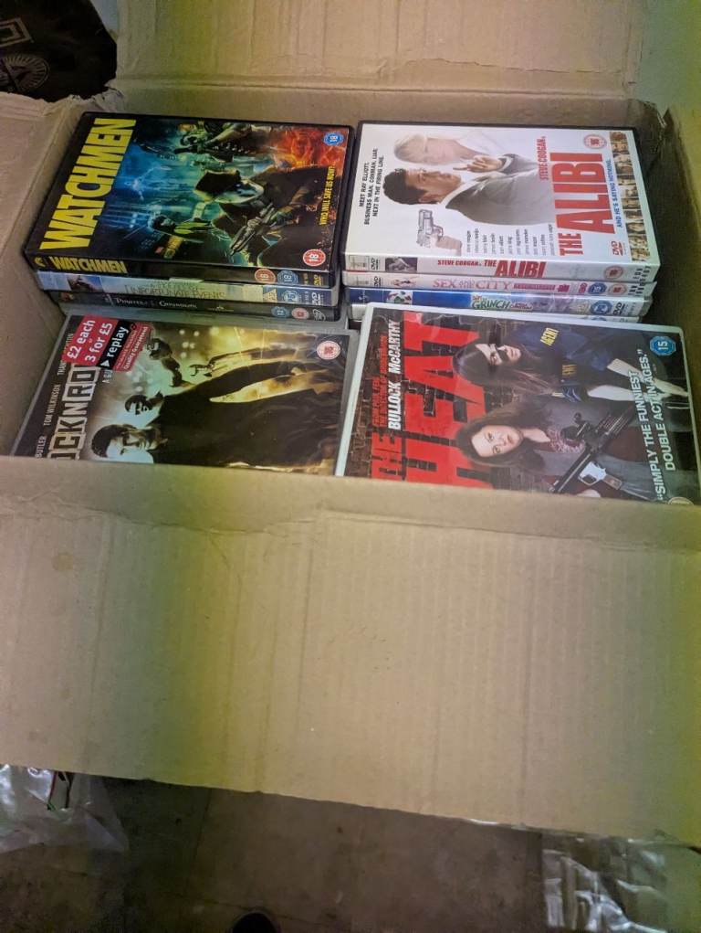 DVD Movie Bundle - Watchmen, The Alibi, Kick-Ass, The Heat