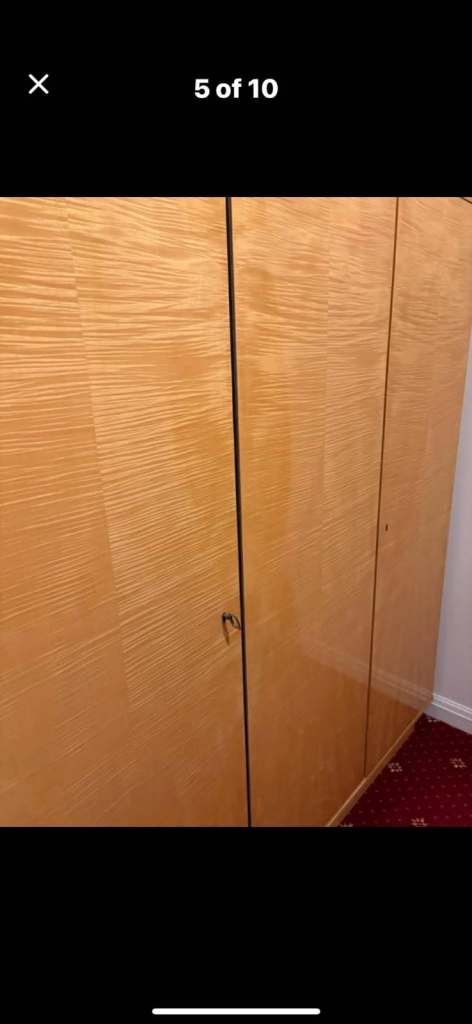 Antique Mid Century c1950s Blond Birch Swedish Modern bedroom furniture, Hythe Southampton SO45