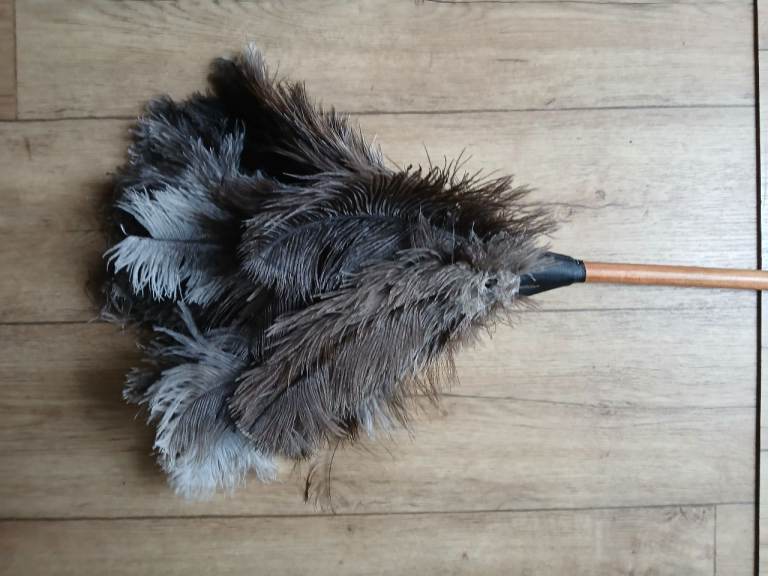 image for Beautiful ostrich feather duster NEW