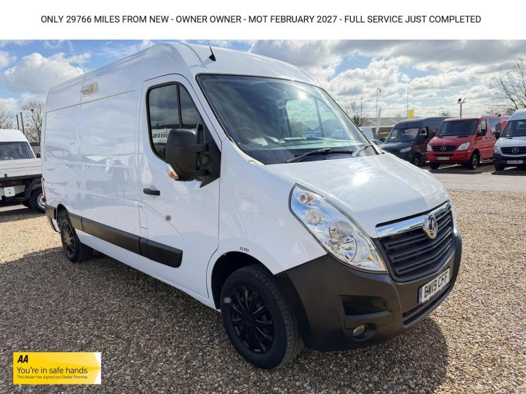 2019 Vauxhall Movano 2.3 CDTI H2 Van 130ps PANEL VAN DIESEL Manual