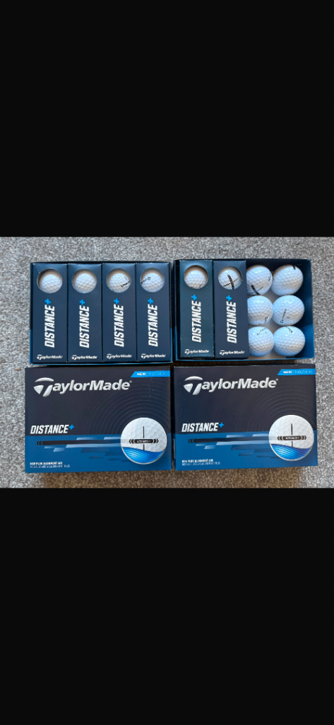 24x Taylormade Distance+ Grade A* golf balls