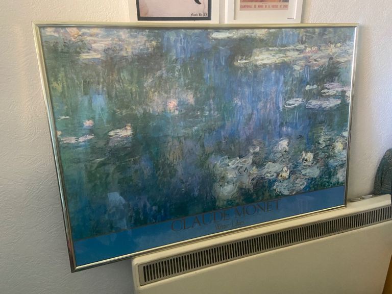 Claude Monet “Water Lilies” Framed Art Print Gold Frame