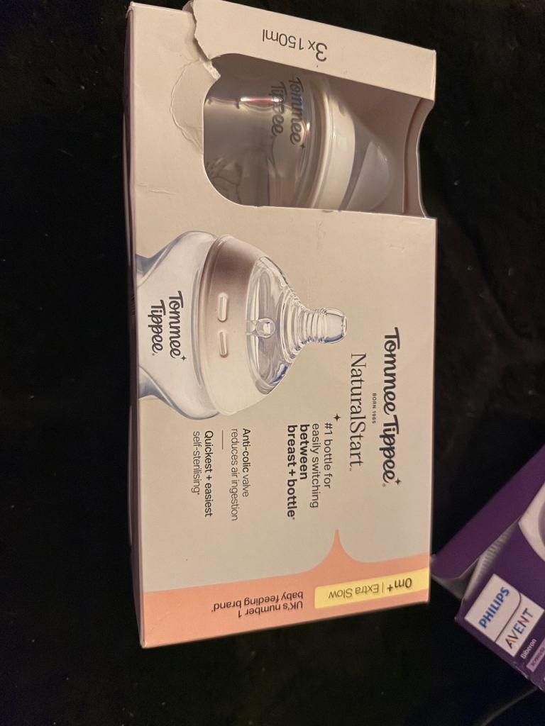 Tommee Tippee NaturalStart Baby Bottles 3x 150ml – New