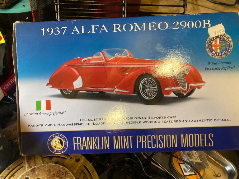 Franklin Mint 1937 Alfa Romeo 2900B Model Car – As New