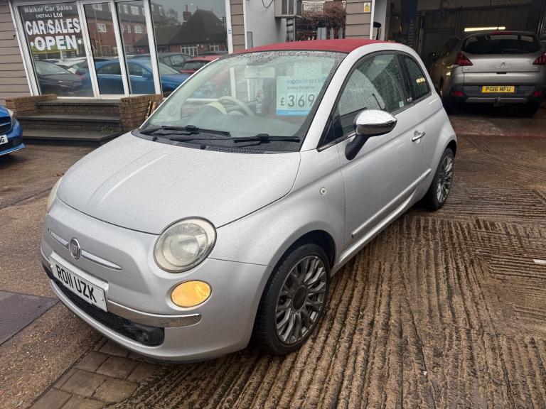 2011 Fiat 500c 1.2 Lounge Convertible 2dr Petrol Manual Euro 5 (69 bhp) Petrol