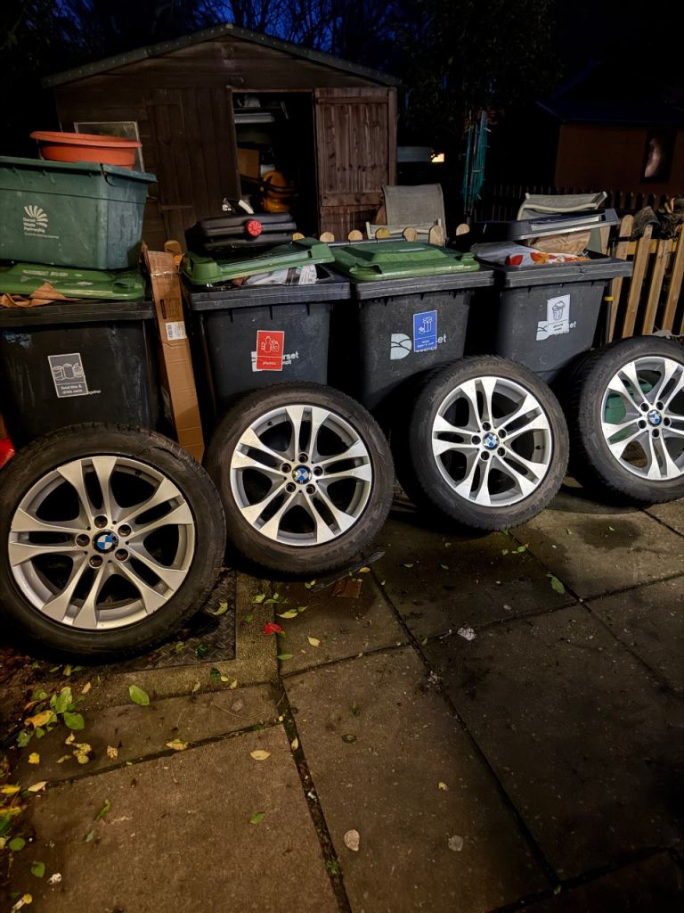 BMW wheels with new tyres 