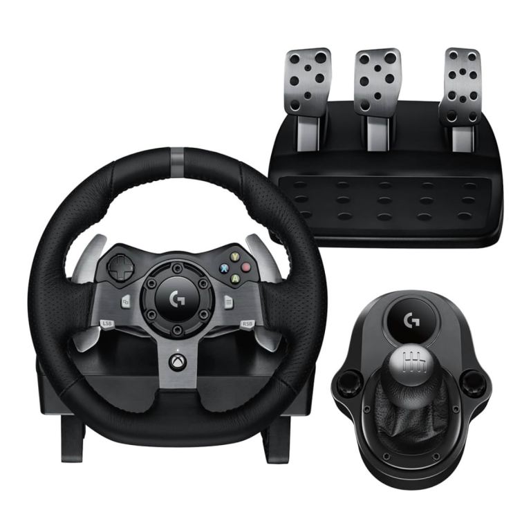 Logitech G920 Driving Force Steering Wheel & Pedals Kit - Compatable with X Box / PC