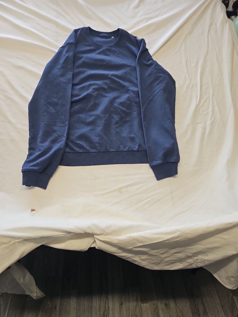 Classic Navy Blue Crewneck Sweatshirt - 2XL