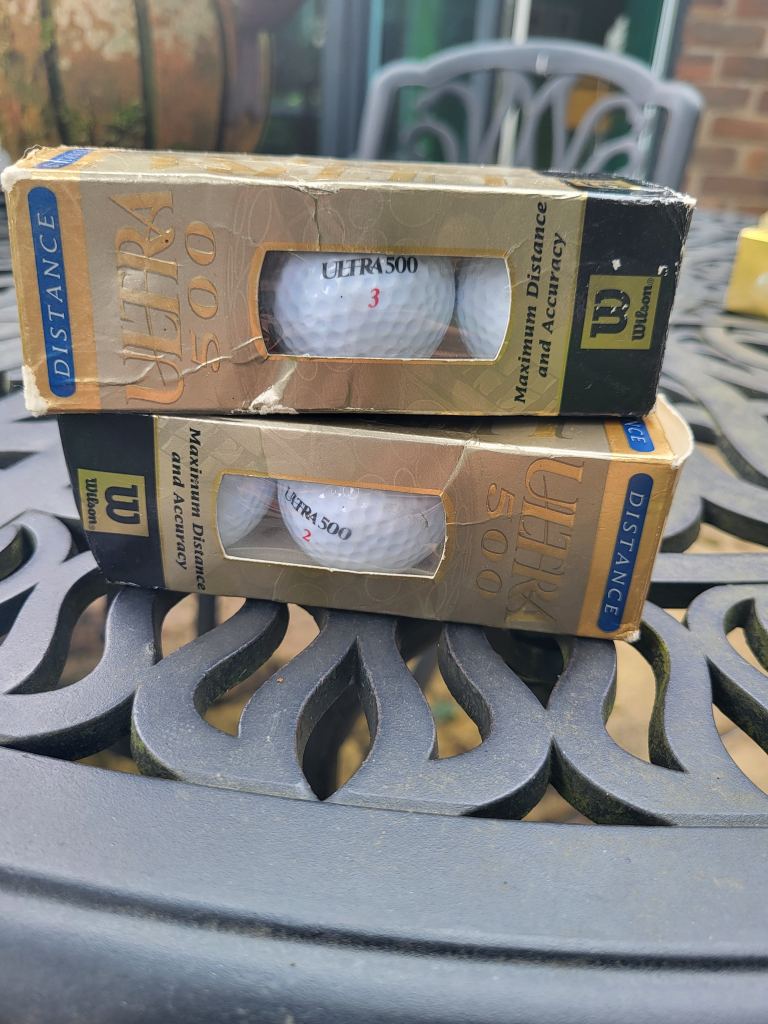 Wilson Ultra 500 Golf Balls - 2 Boxes, New