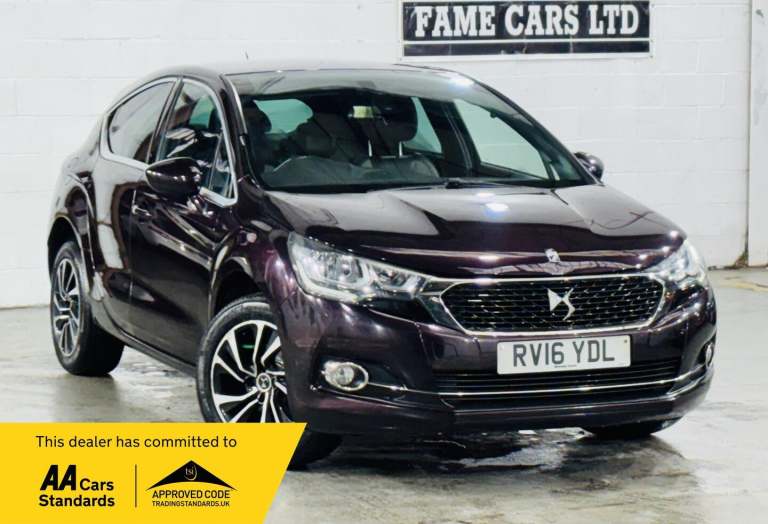 2016 DS Automobiles DS 4 1.6 BlueHDi Elegance 5dr EAT6 HATCHBACK DIESEL Automatic