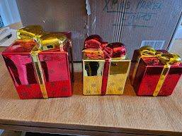 Battery operated to luminate Christmas boxes