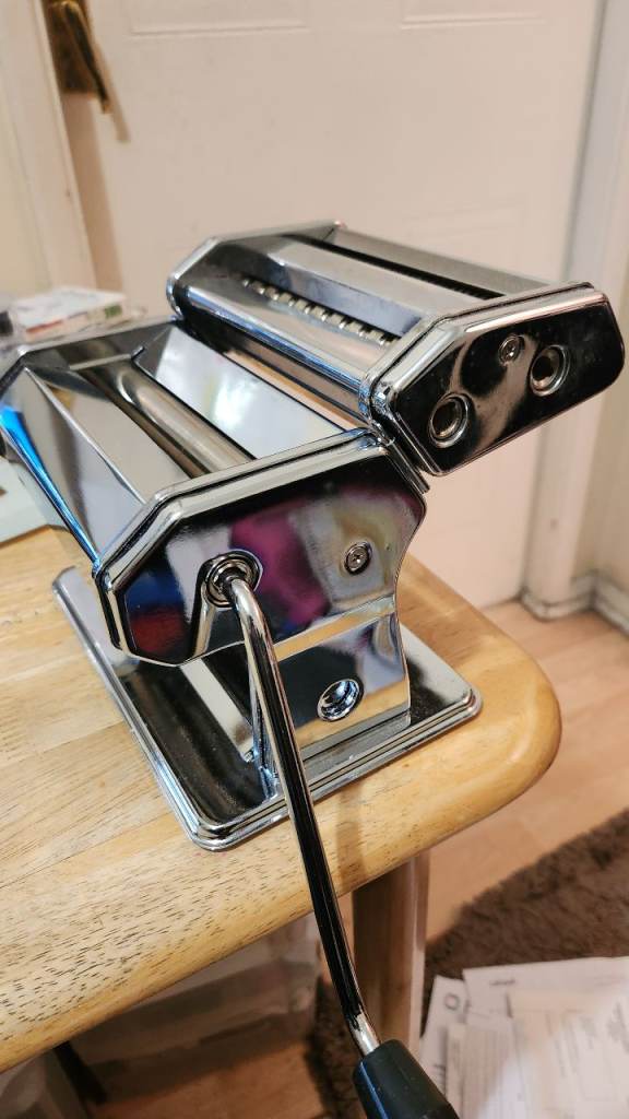 Deluxe Heavy Duty  Chrome Double Pasta Maker