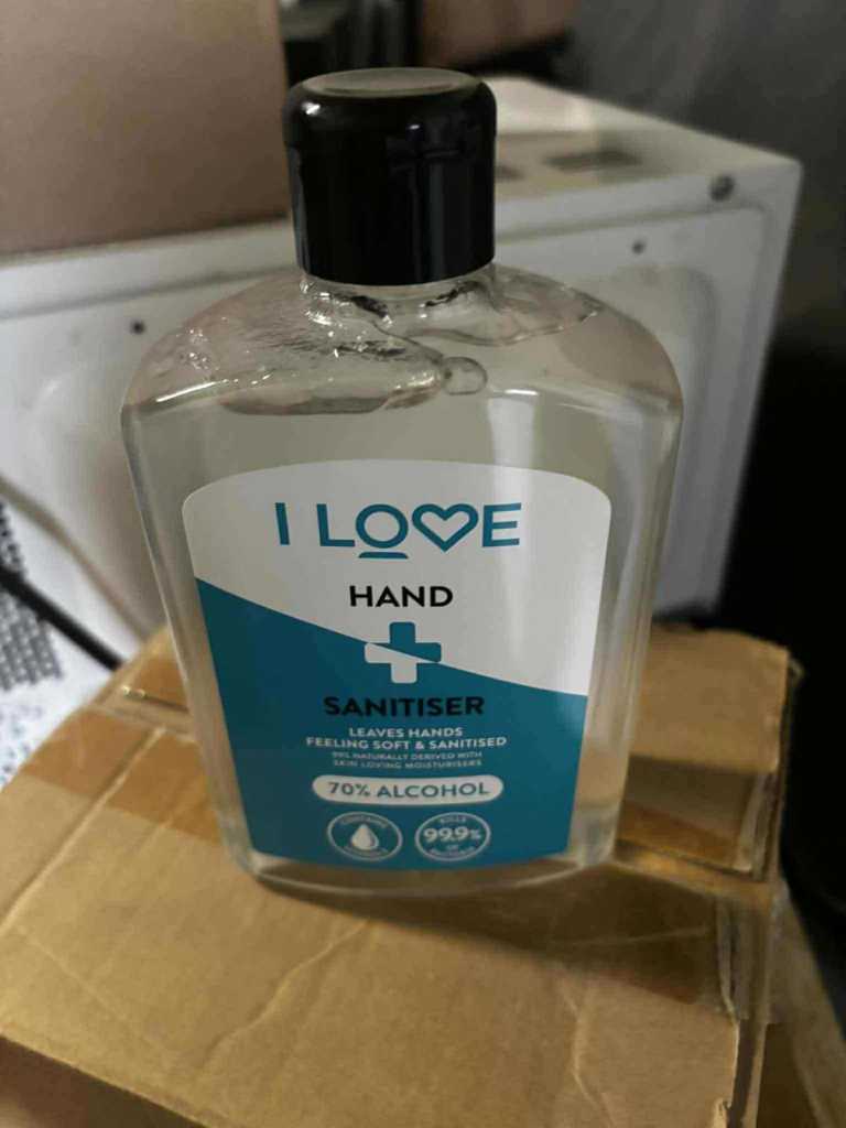 I Love Hand Sanitiser 70% Alcohol – New, Sealed