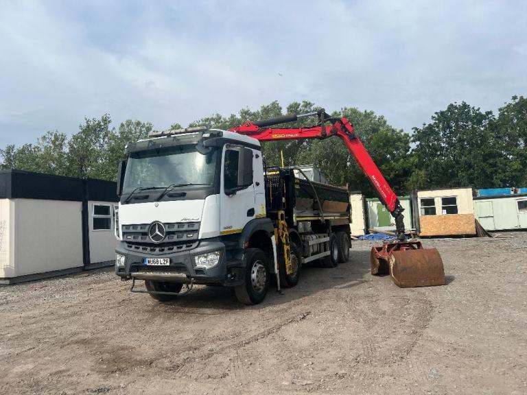 68 Mercedes-Benz Arocs 8X4 GRAB , WARRANTED 150,473 , VERY CLEAN TRUCK