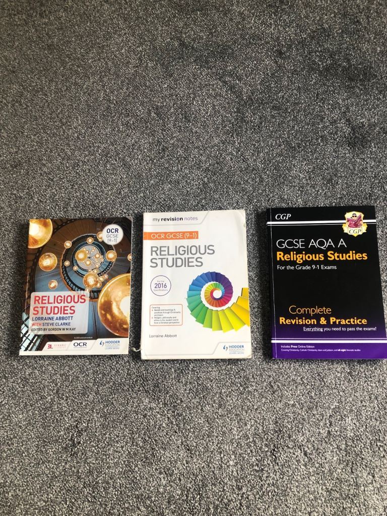 Religious Studies RE GCSE revision guides and practice CPG AQA and OCR