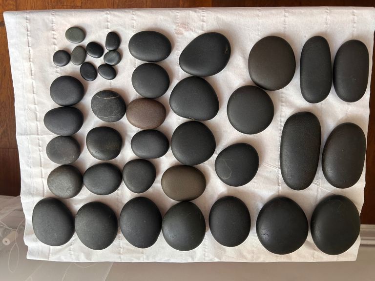 Basalt stones for Hot stone massage 