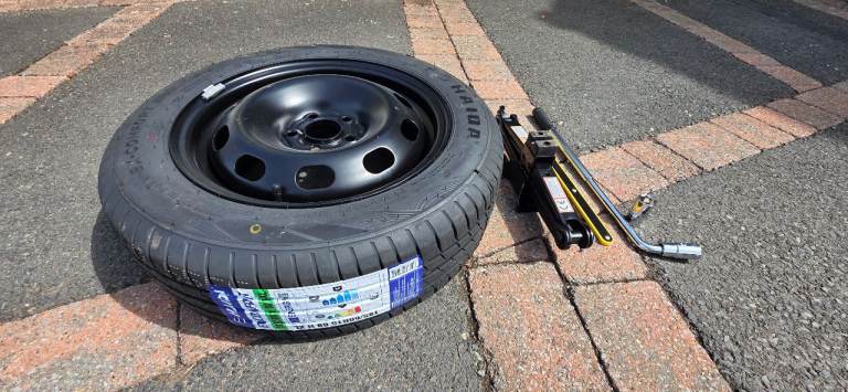 VW polo spare tyre 