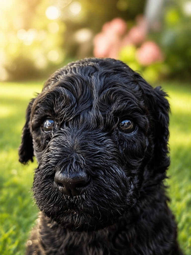 Black Multigen Small Standard Labradoodle Puppy Comes with contract/health checked for peace of mind