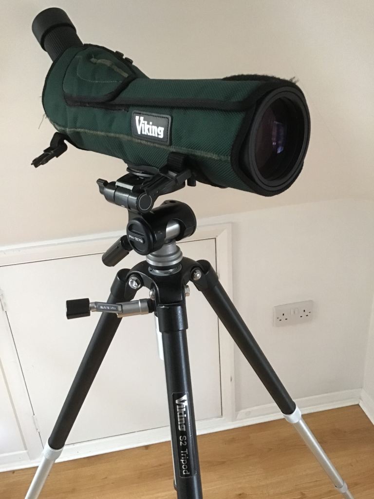 Viking spotting scope + tripod:  £175;  little used
