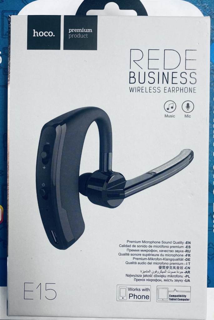 HOCO E15 Wireless Bluetooth Single Ear Headset