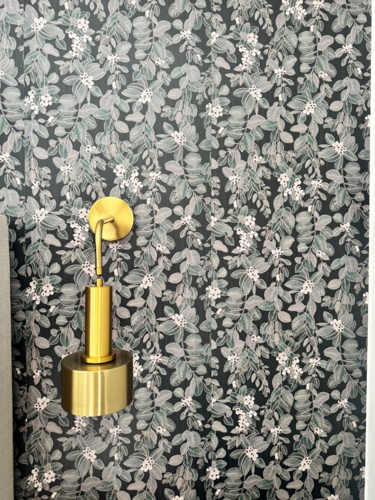 2 Gold Wall Sconces LED Light with Remotes