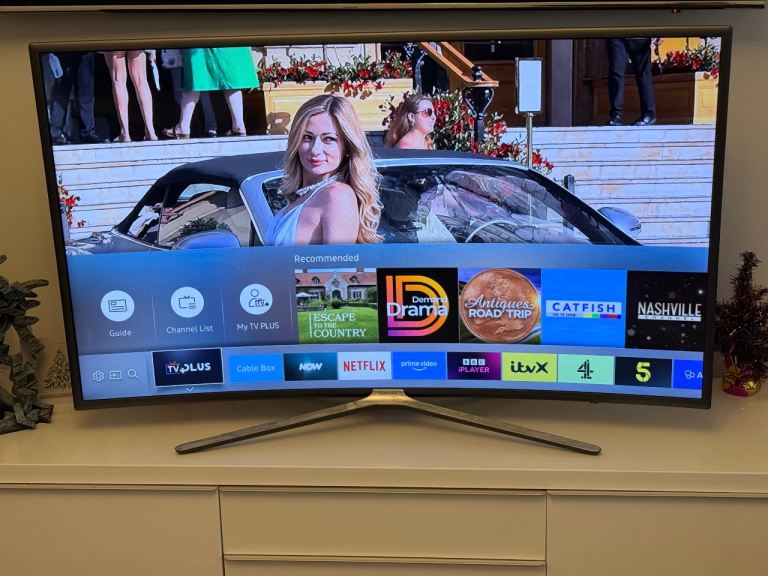 image for Samsung 49” Curved Tizen Smart TV with TV plus