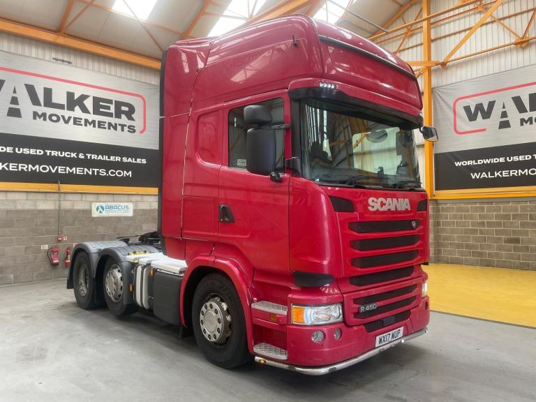 SCANIA R450 *EURO 6* TOPLINE 6X2 TRACTOR UNIT - 2017 - WX17 WUP
