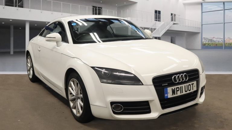 2011 Audi TT 2011 2.0 TDI Quattro Sport 2dr [2011] WHITE HALF LEATHER SERVICE HISTORY COUPE Diese...