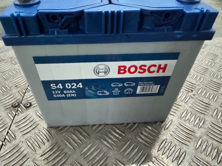 Bosch s4 024 12 volt battery used condition
