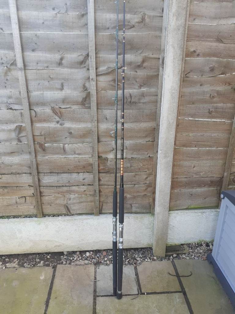 Two Sea Fishing Boat  Rods - Usable Condition