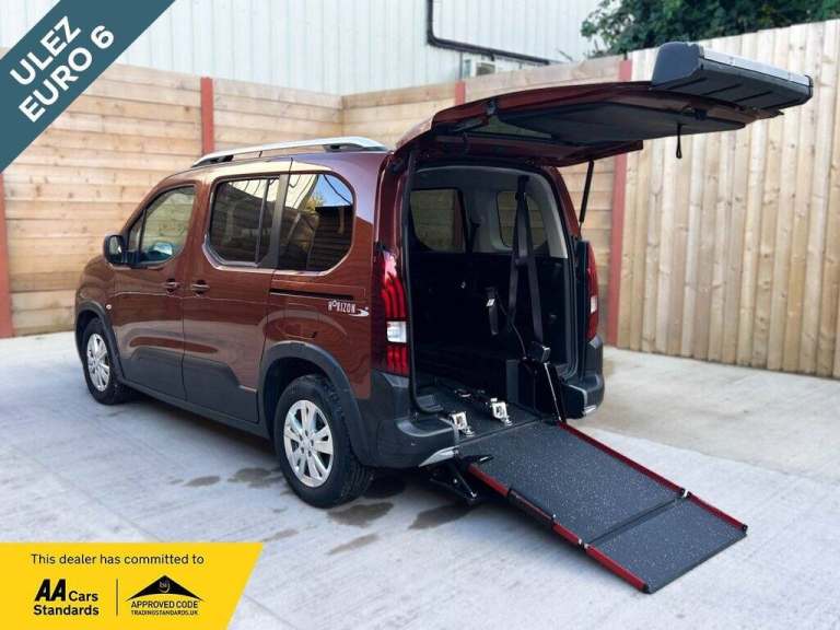 2019 Peugeot Rifter 3 Seat Wheelchair Accessible Disabled Access Vehicle WAV MPV Diesel Manual