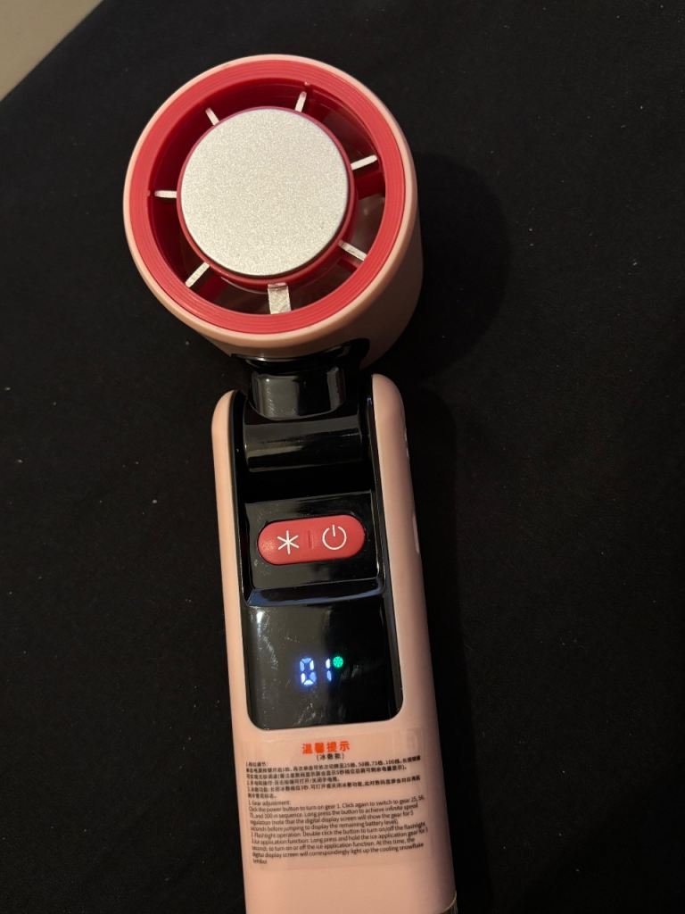 Handheld Mini ICE Fan instant cooling effect