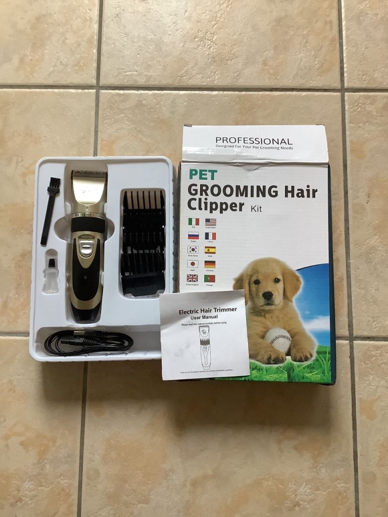 Pet Grooming Hair Clipper Kit