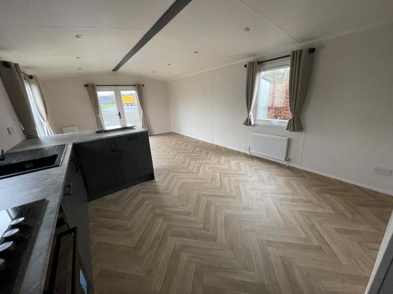 Static Lodge For Sale Off Site Nationwide Contemporary XL 1 Bedroom, 39x13