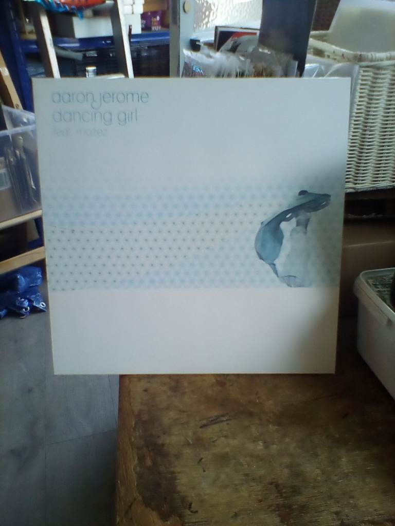 aaron jerome dancing girl feat . mozez, 12 inch vinyl EP ,.