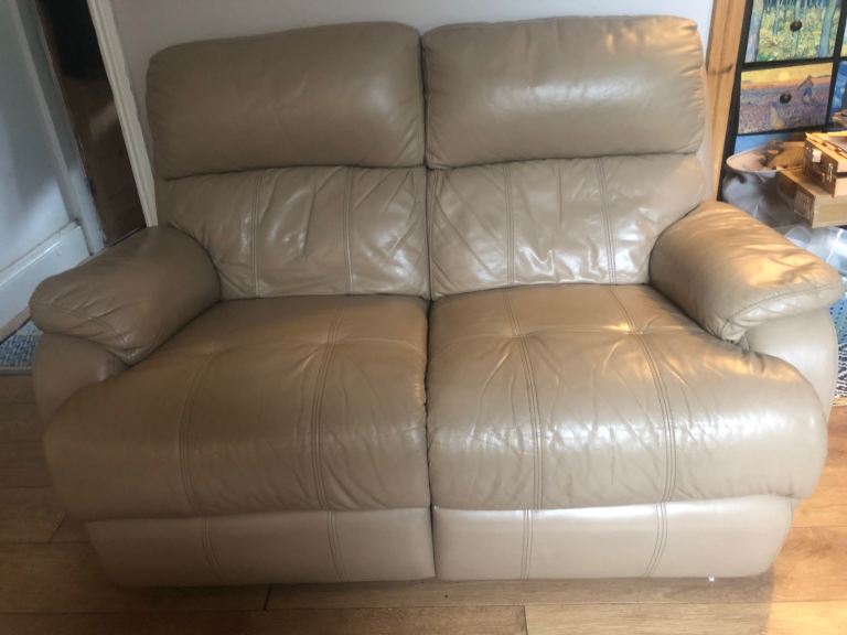 2 seater leather recliner 