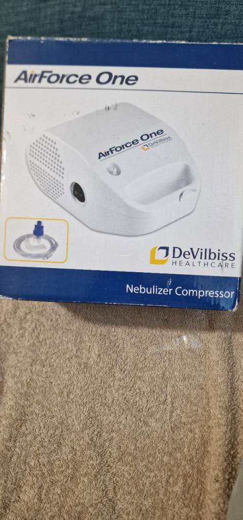 DeVilbiss Healthcare Airforce One Nebulizer Compressor - Adult & Children - New 