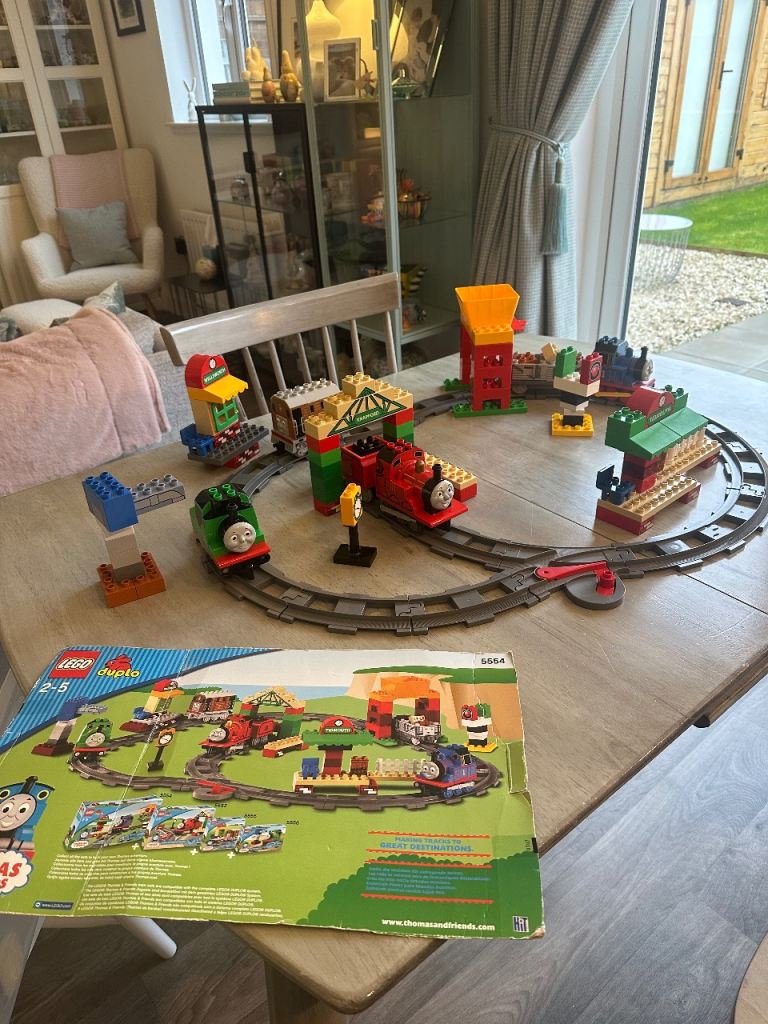 Retired Vintage LEGO DUPLO Thomas And Friends #5554, #5552, #5555 And #5556 Sets