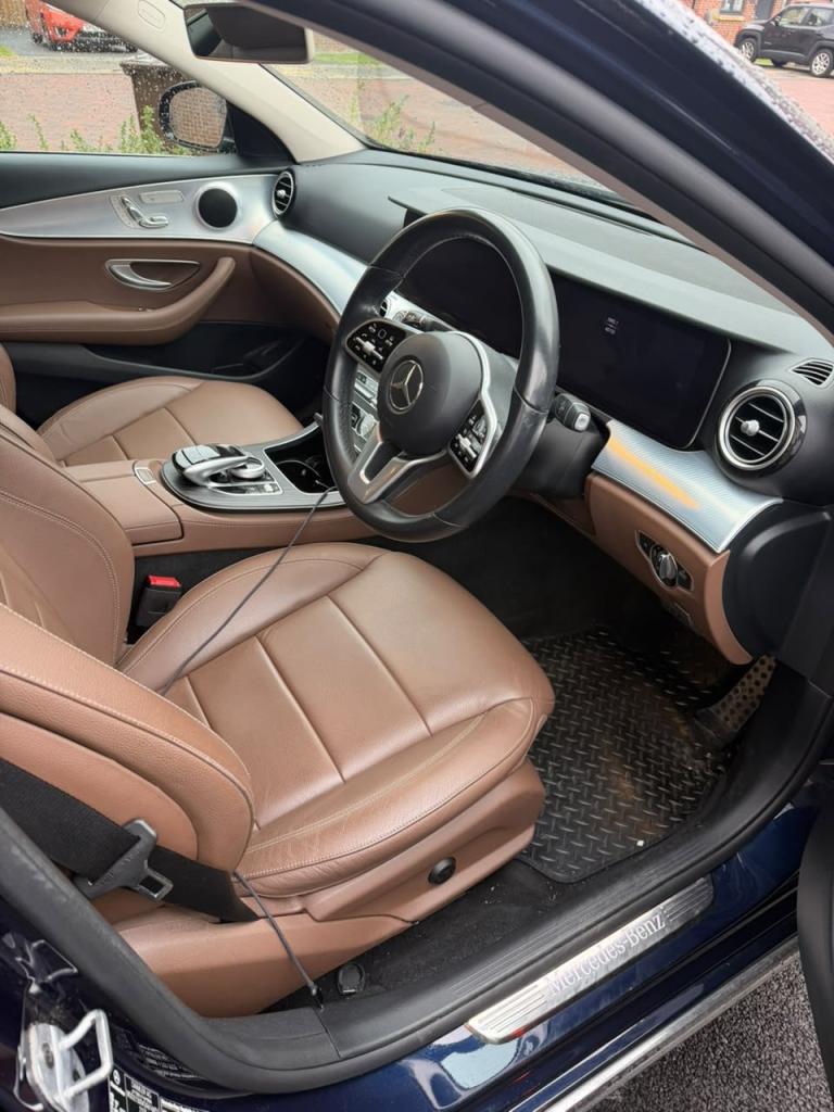 Navy blue Mercedes Benz 2019 E220d