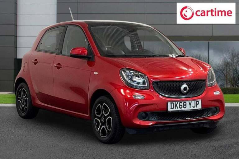 2018 68 SMART FORFOUR 1.0 PRIME HATCHBACK 5DR PETROL MANUAL EURO 6 (S/S) (71 PS)