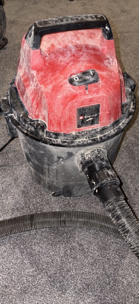 Einhell Wet & Dry Vacuum Cleaner - Red/Black, Fair Condition