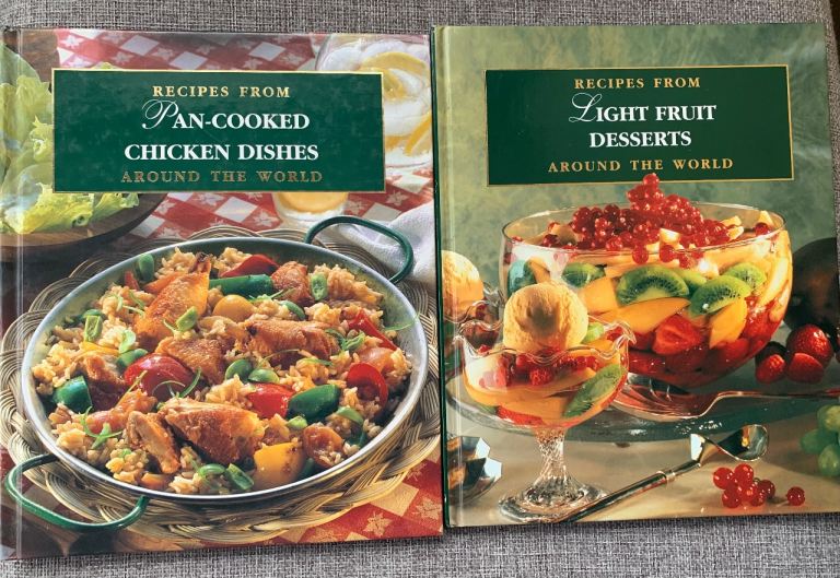 Two Recipe Books: Pan-Cooked Chicken & Light Fruit Desserts