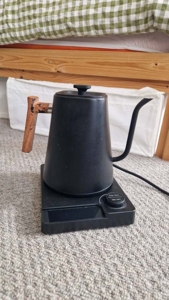 Gooseneck temperature controlled kettle