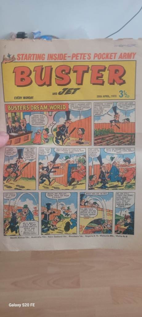 Vintage Buster and Jet Comic – April 1975