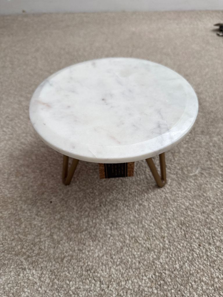 Marble Plant Stand 