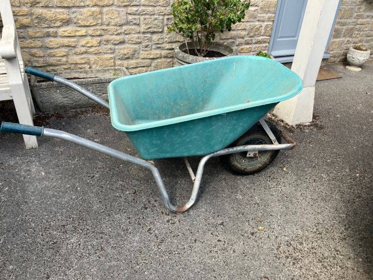 Deep plastic wheelbarrow