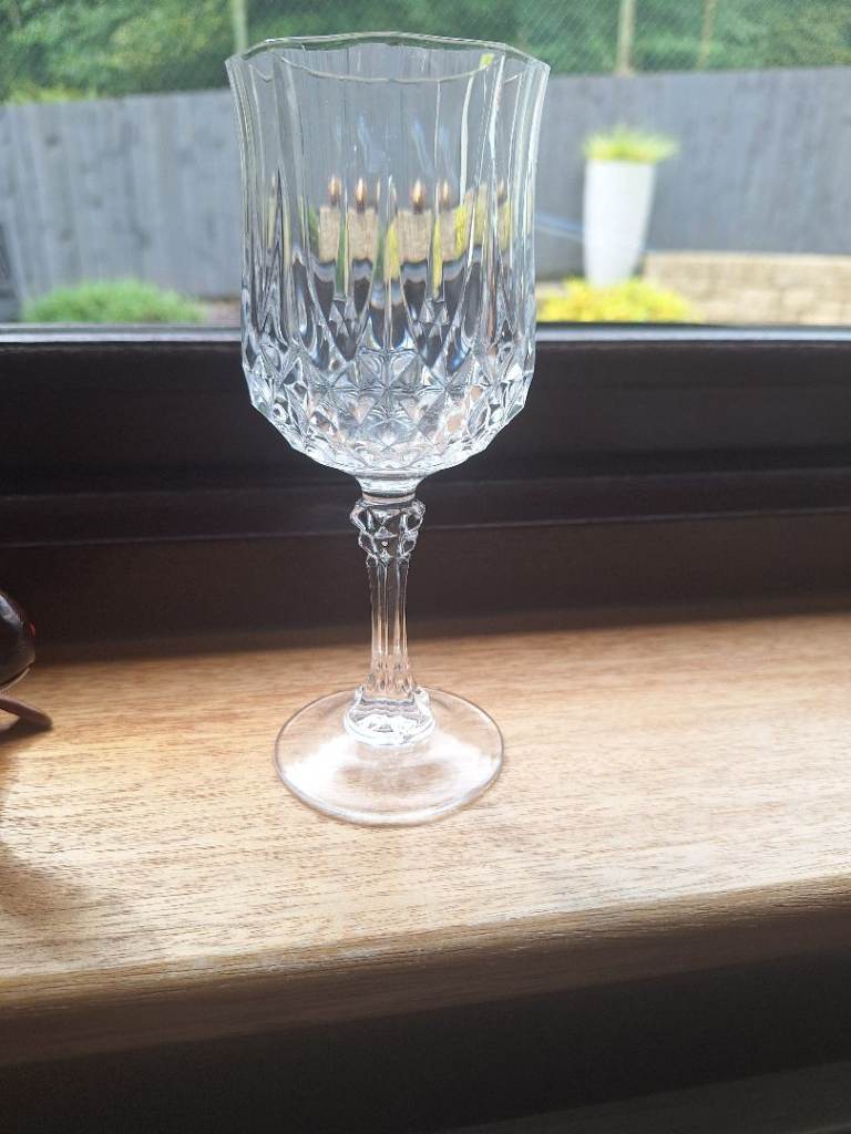 Cristal d'Arques Longchamp Lead Crystal Wine Glasses - Set of 6